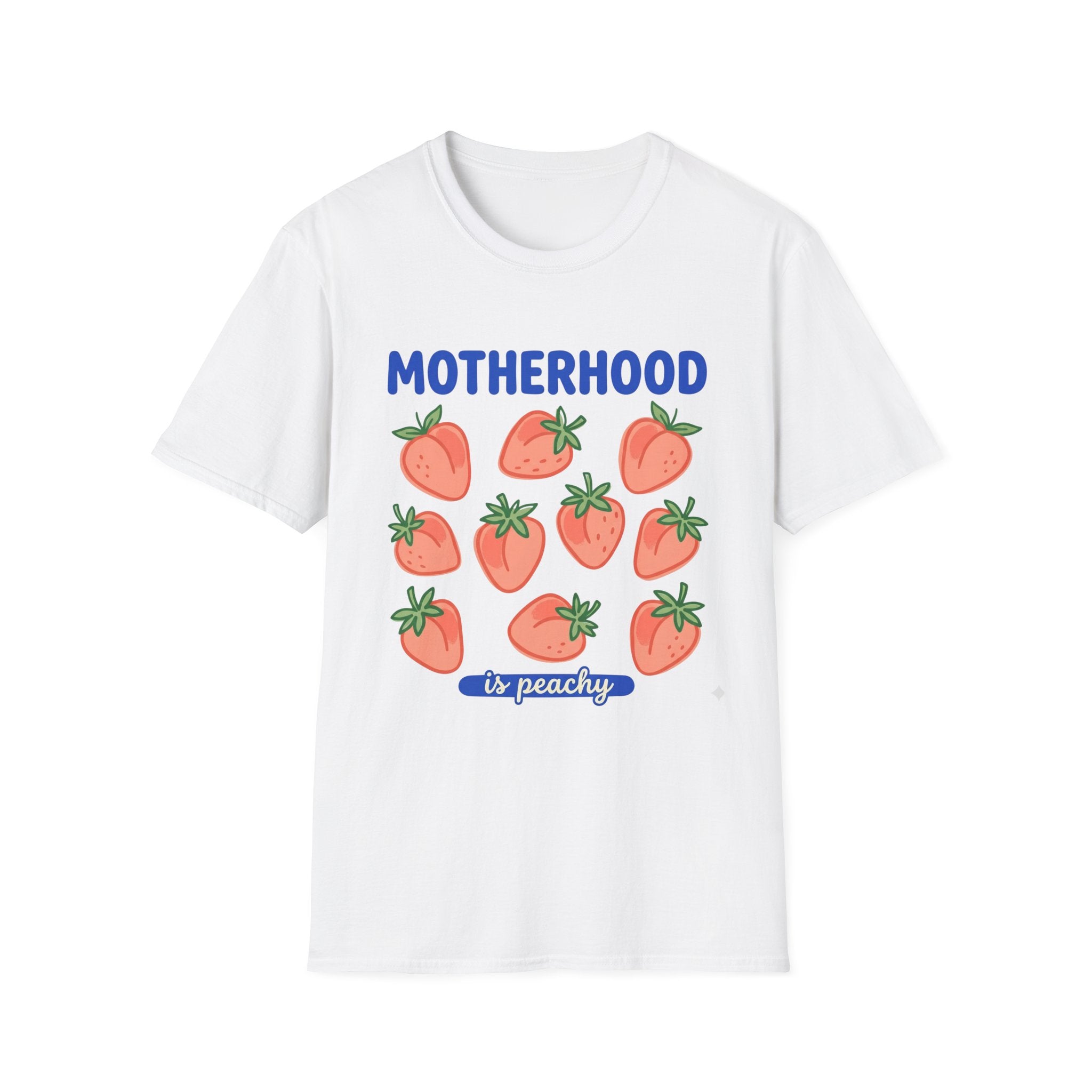 Motherhood Peach Design T-Shirt