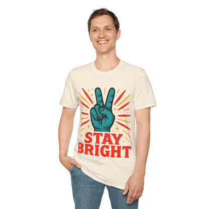 Stay Bright Peace Sign T-Shirt