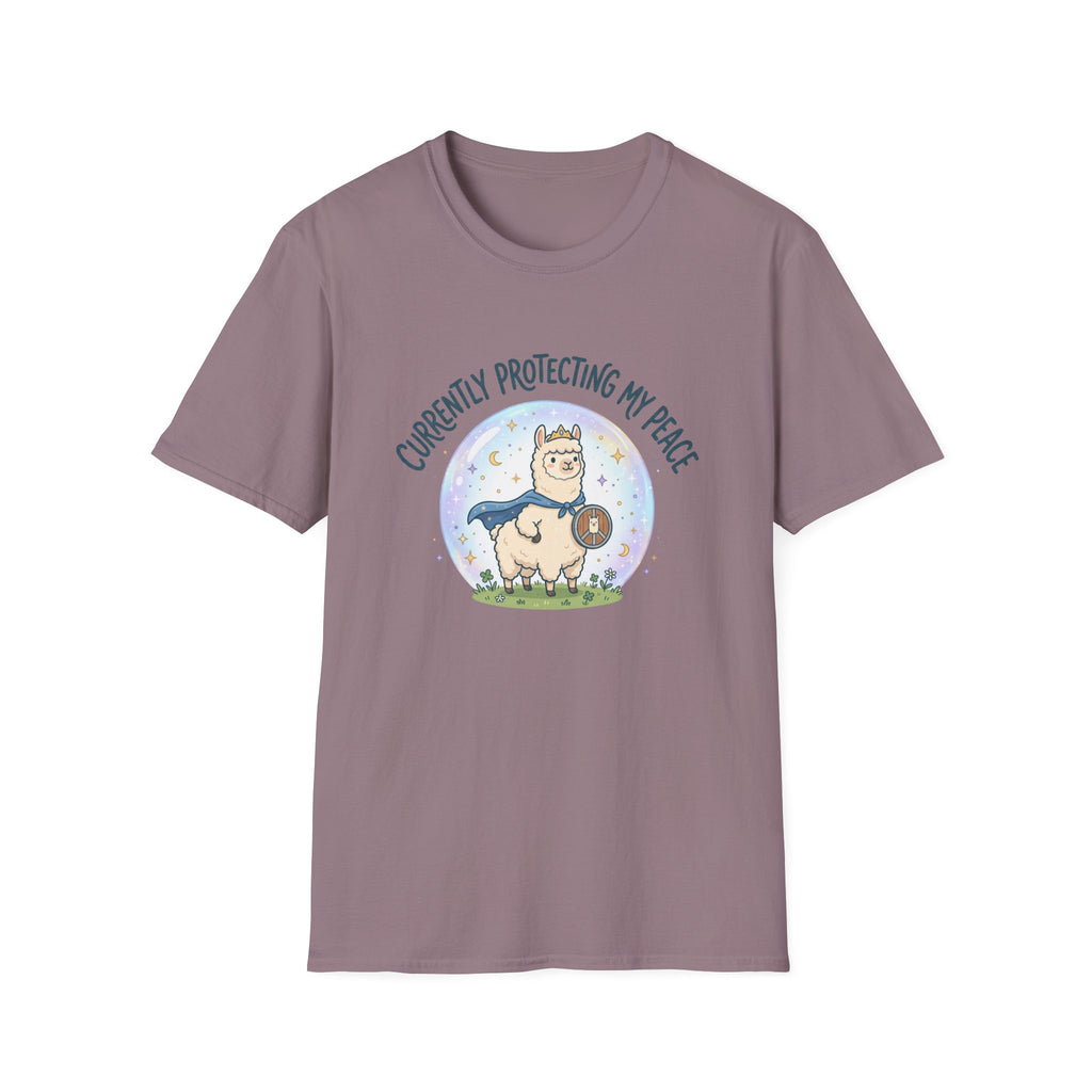 Protecting My Peace Llama T-Shirt