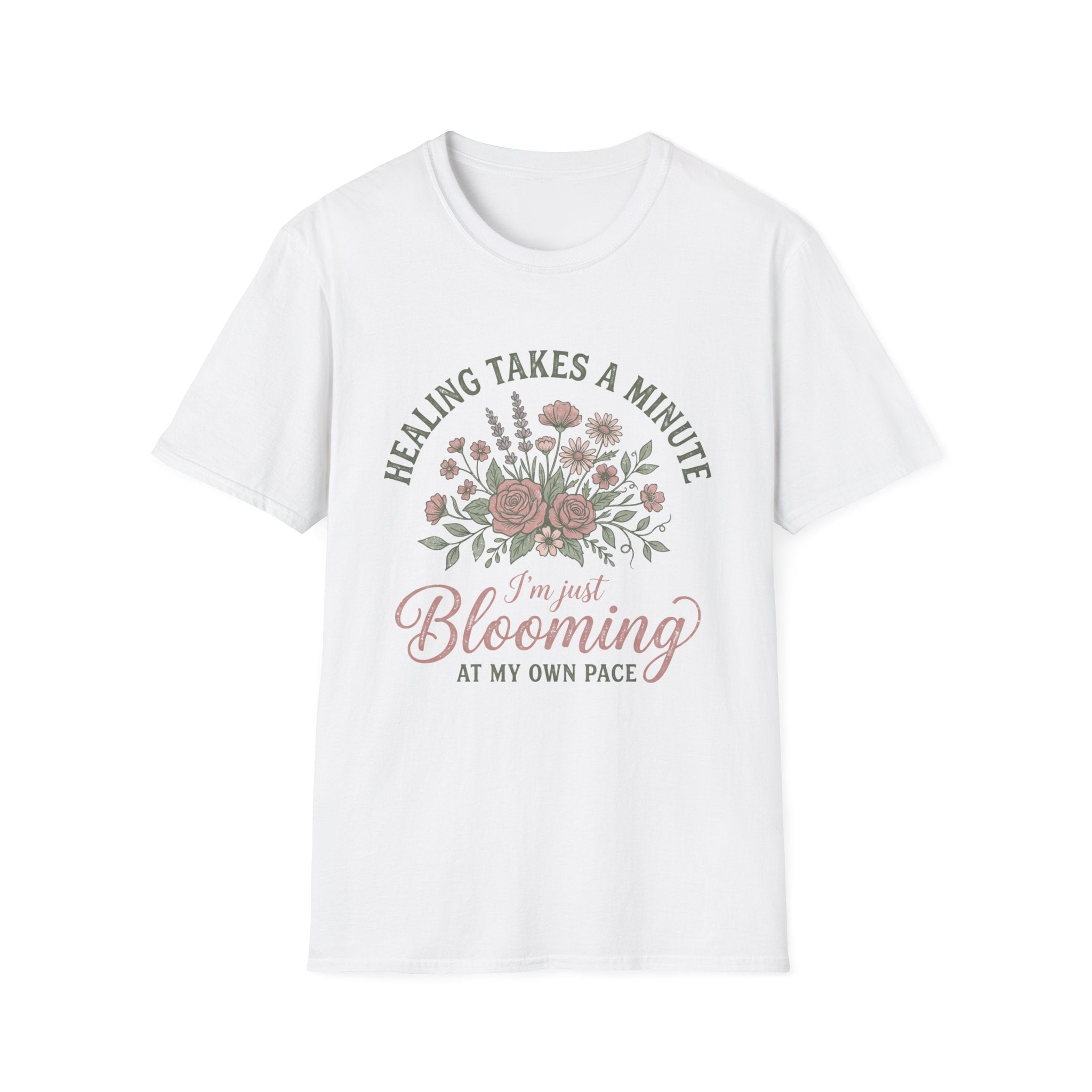 Healing Takes a Minute Floral T-Shirt
