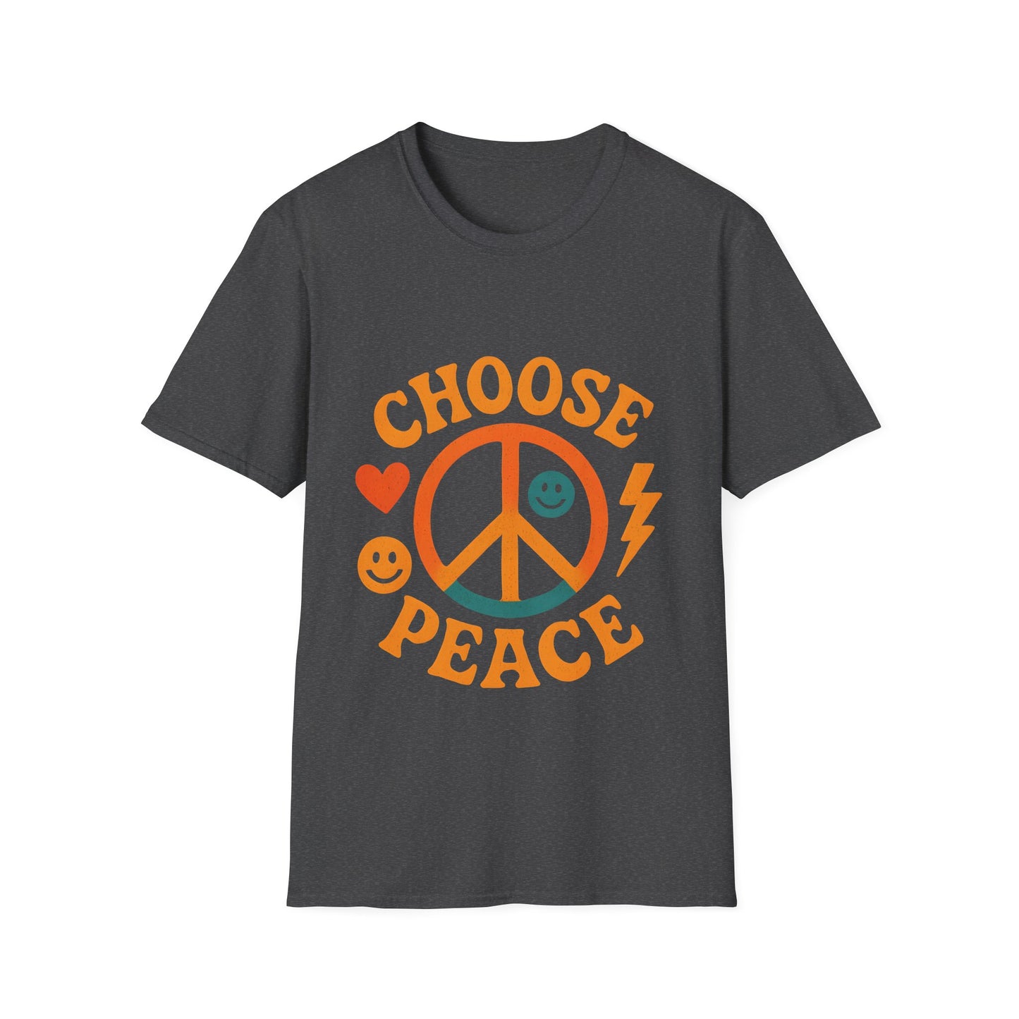 Choose Peace Retro Peace Sign T-Shirt