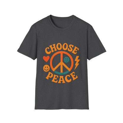 Choose Peace Retro Peace Sign T-Shirt