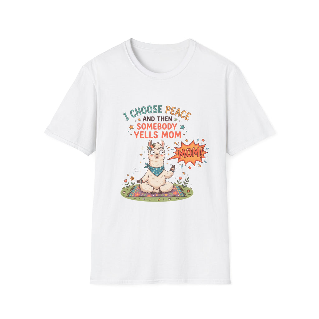 Somebody Yells Mom Llama T-Shirt