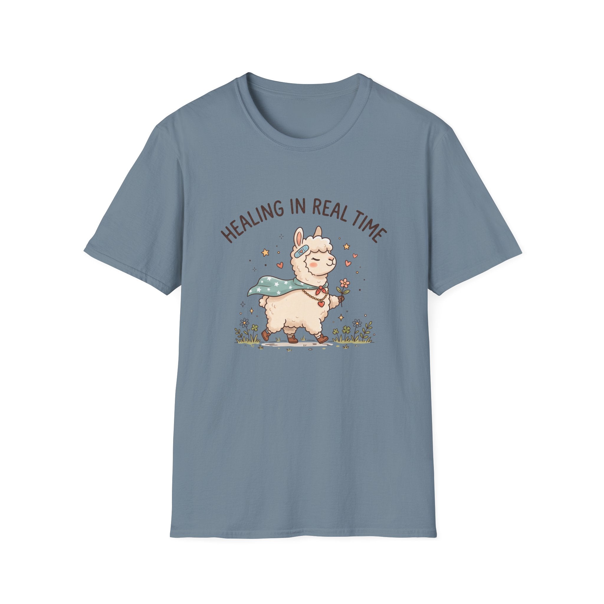 Healing in Real Time Llama T-Shirt