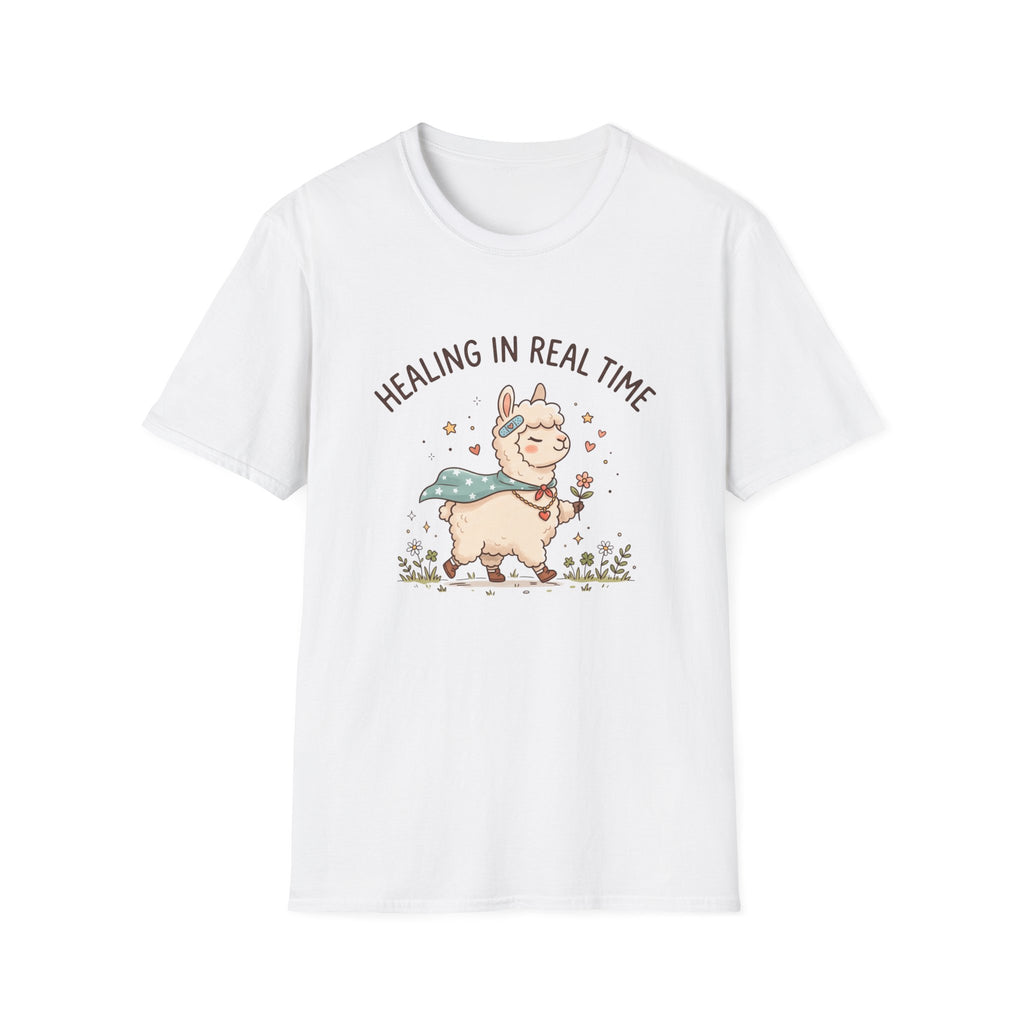 Healing in Real Time Llama T-Shirt