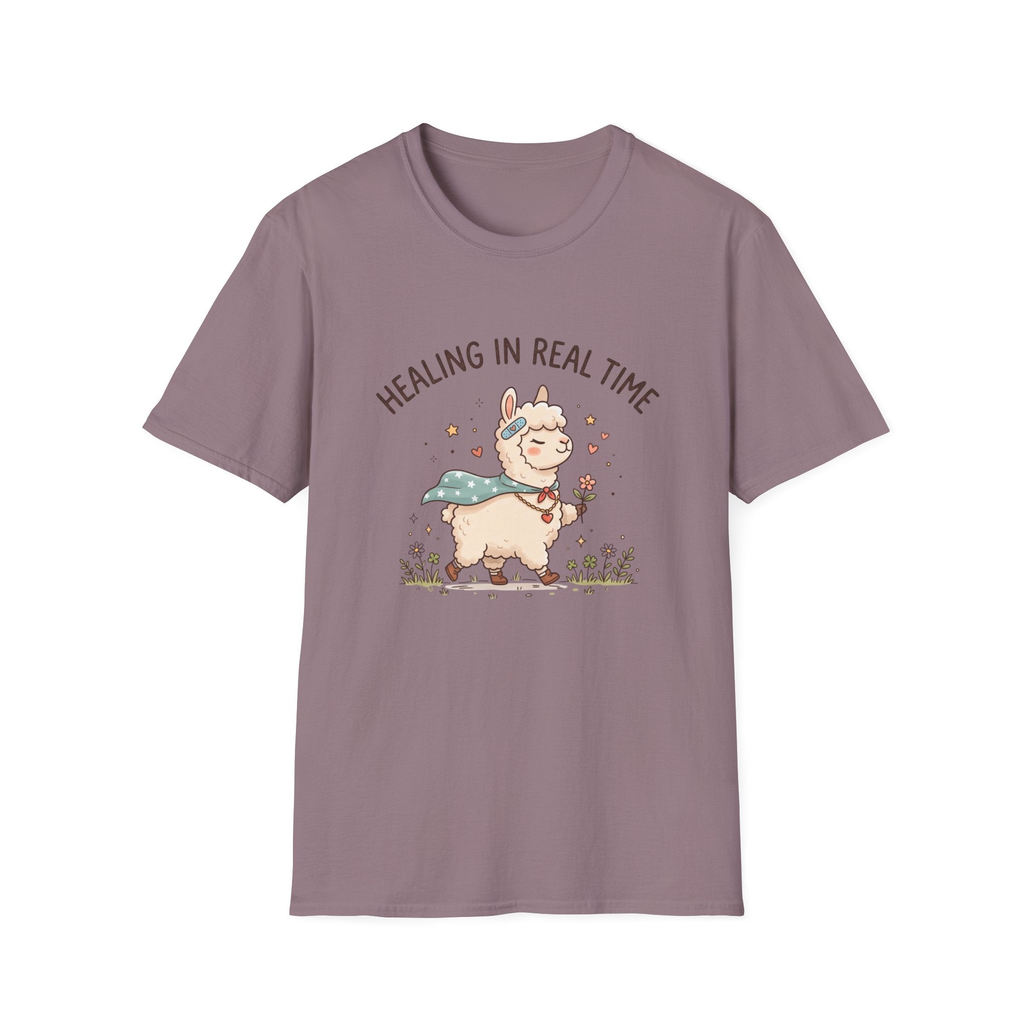 Healing in Real Time Llama T-Shirt