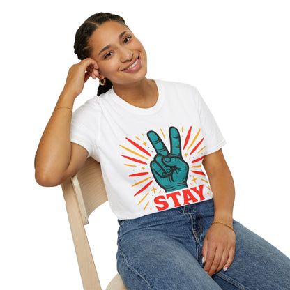 Stay Bright Peace Sign T-Shirt