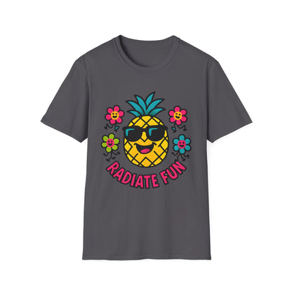 Pineapple Radiate Fun T-Shirt