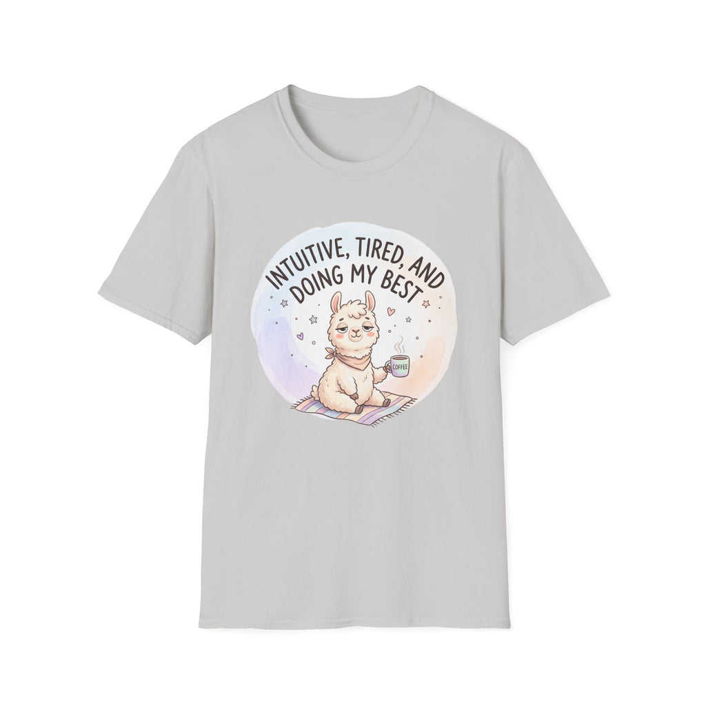 Intuitive, Tired, and Doing My Best Llama T-Shirt