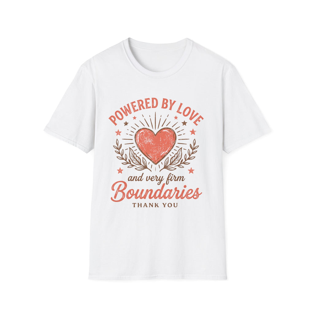 "Powered by Love" Heart & Boundaries Graphic T-shirt