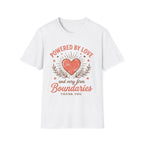 "Powered by Love" Heart & Boundaries Graphic T-shirt