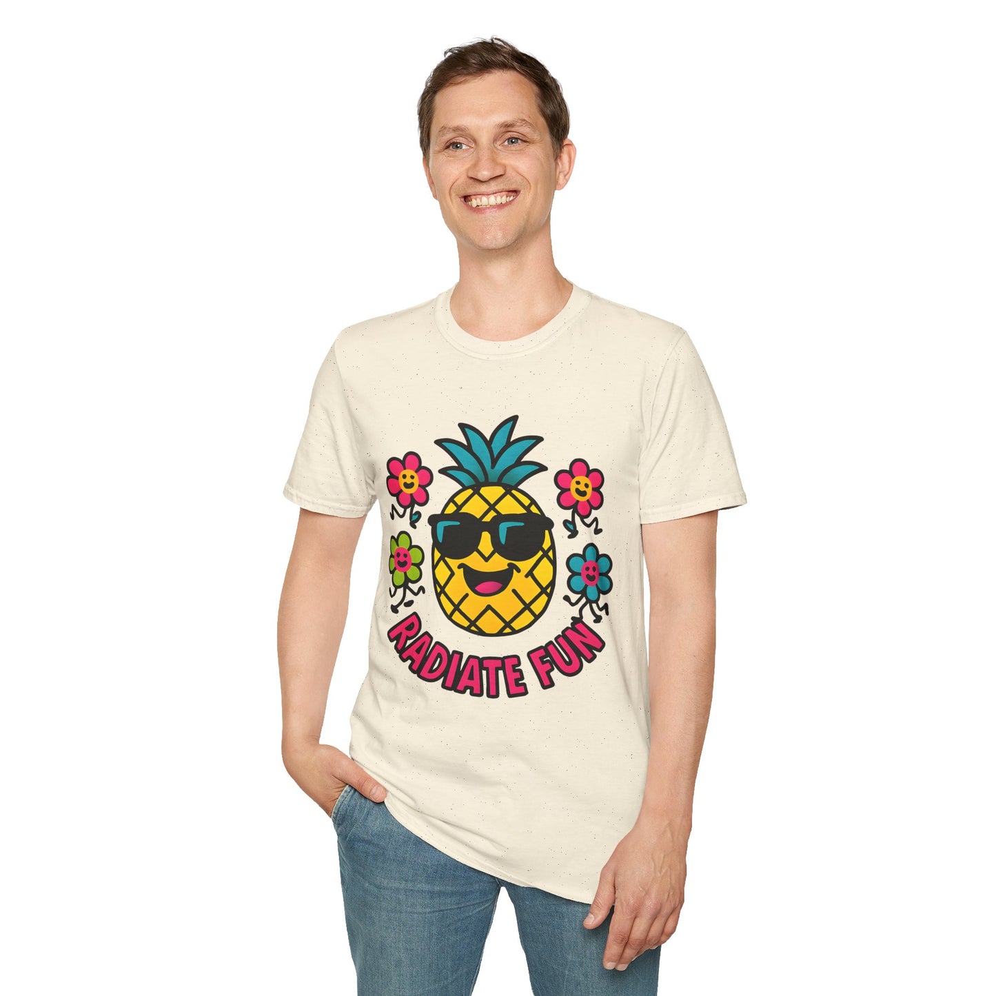 Pineapple Radiate Fun T-Shirt