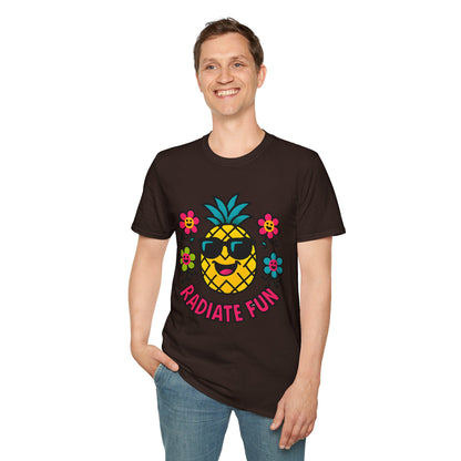 Pineapple Radiate Fun T-Shirt
