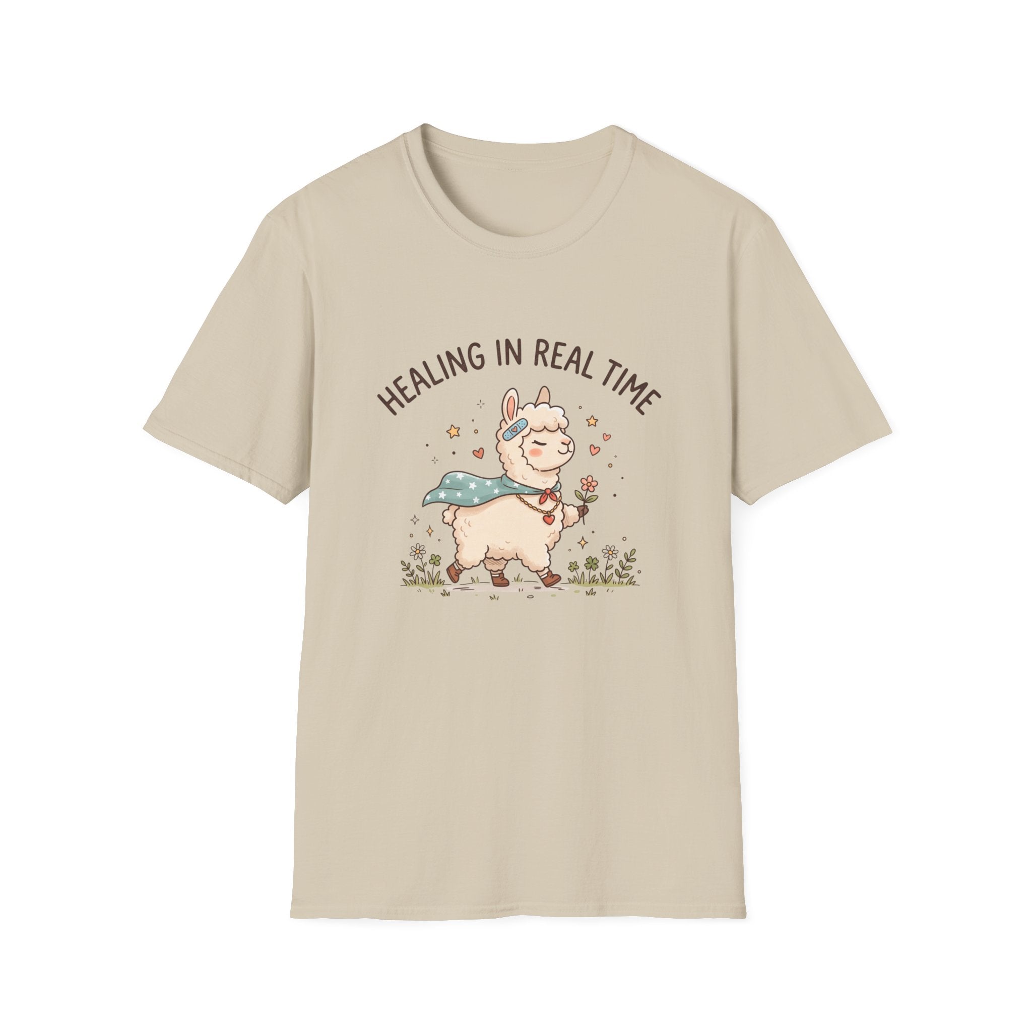 Healing in Real Time Llama T-Shirt