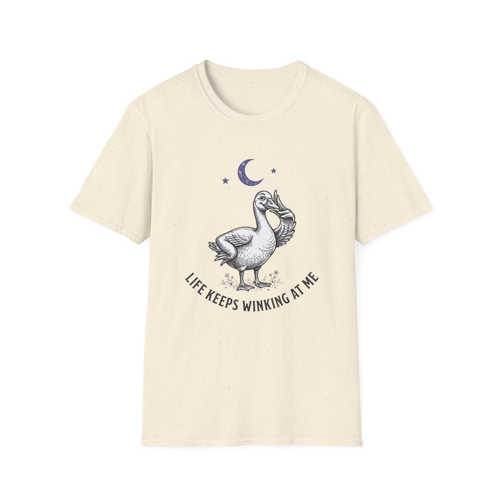 Duck Winking at Moon T-Shirt