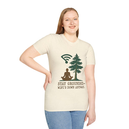 WiFi's Down Anyway' Yoga Nature Tee