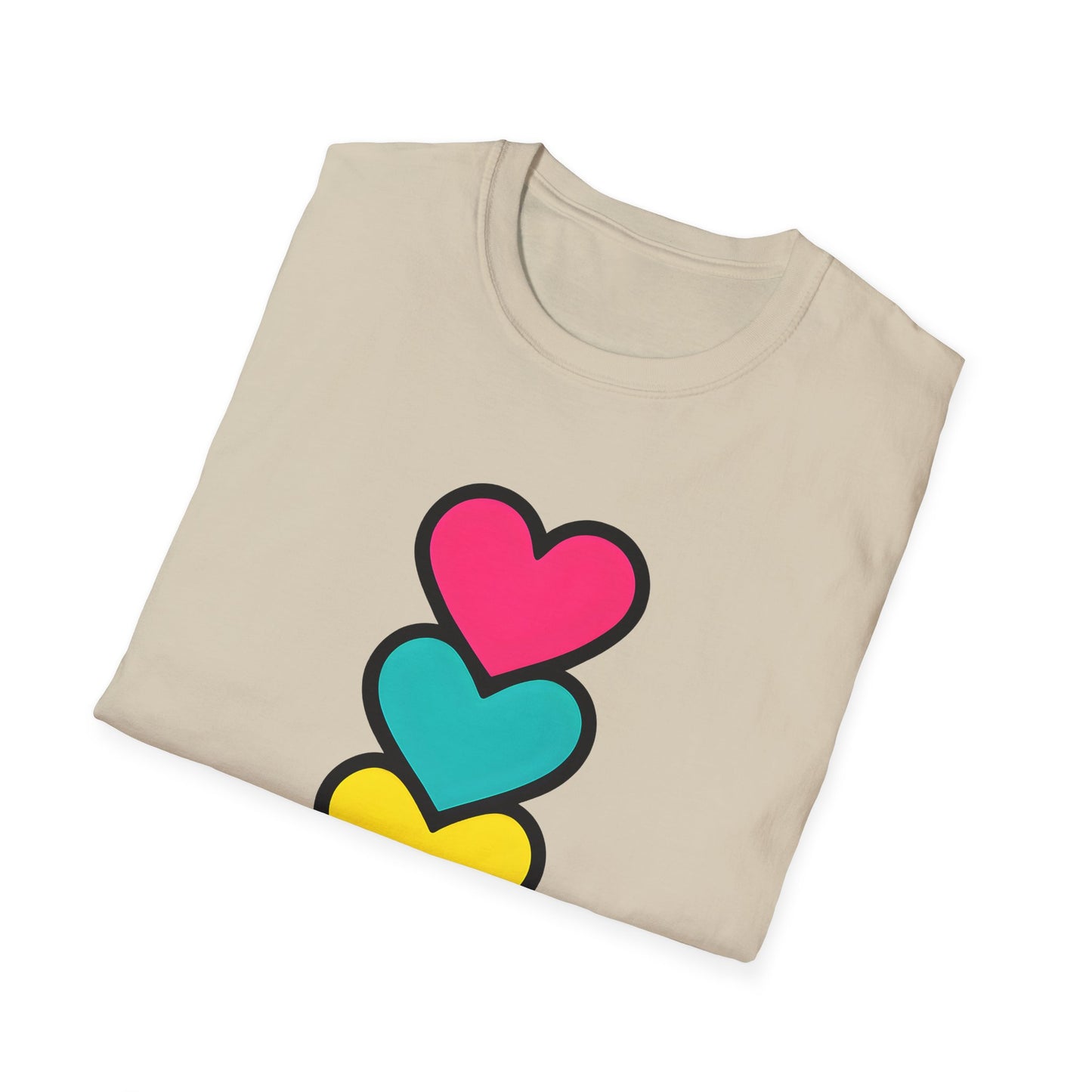 Colorful Love Heart T-Shirt