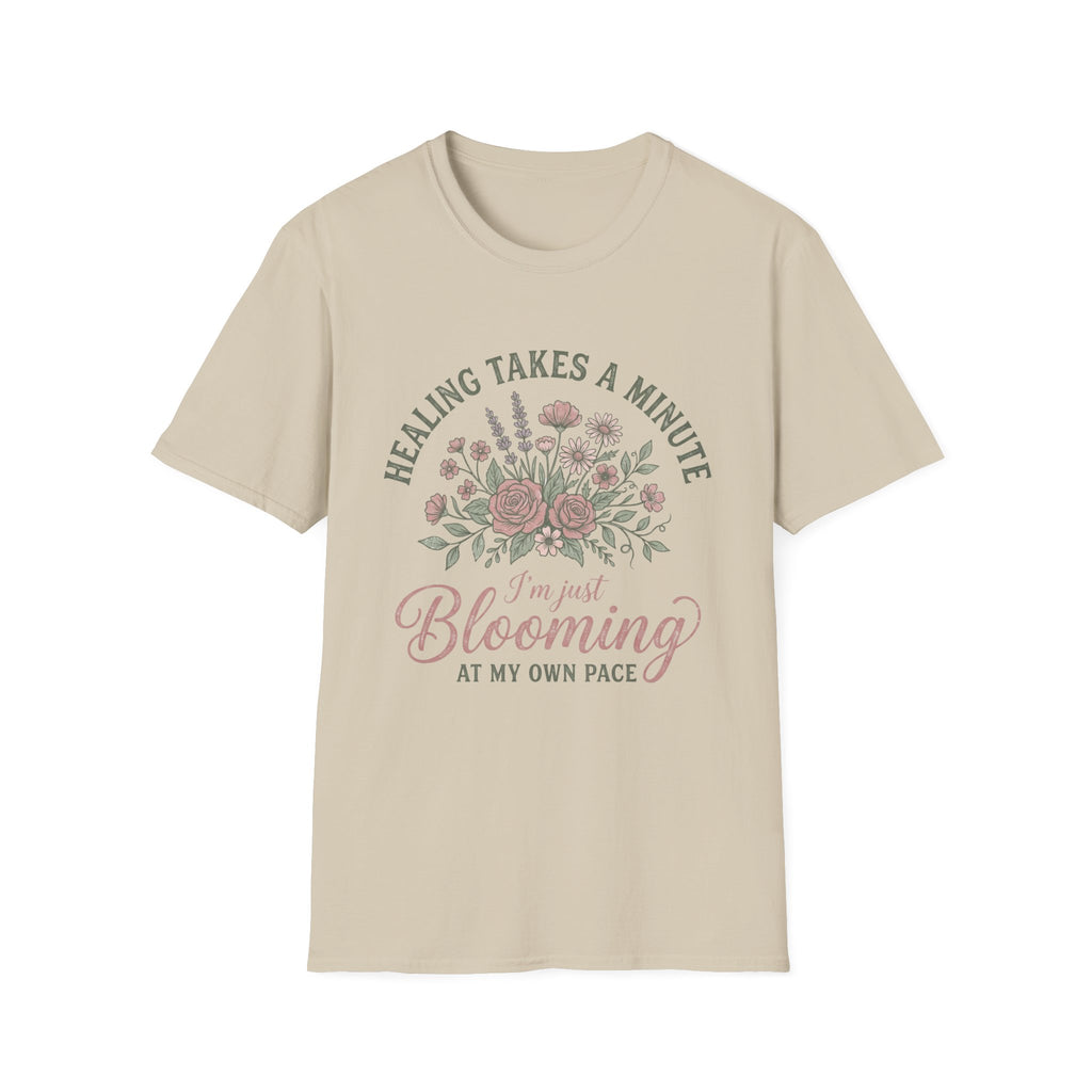 Healing Takes a Minute Floral T-Shirt
