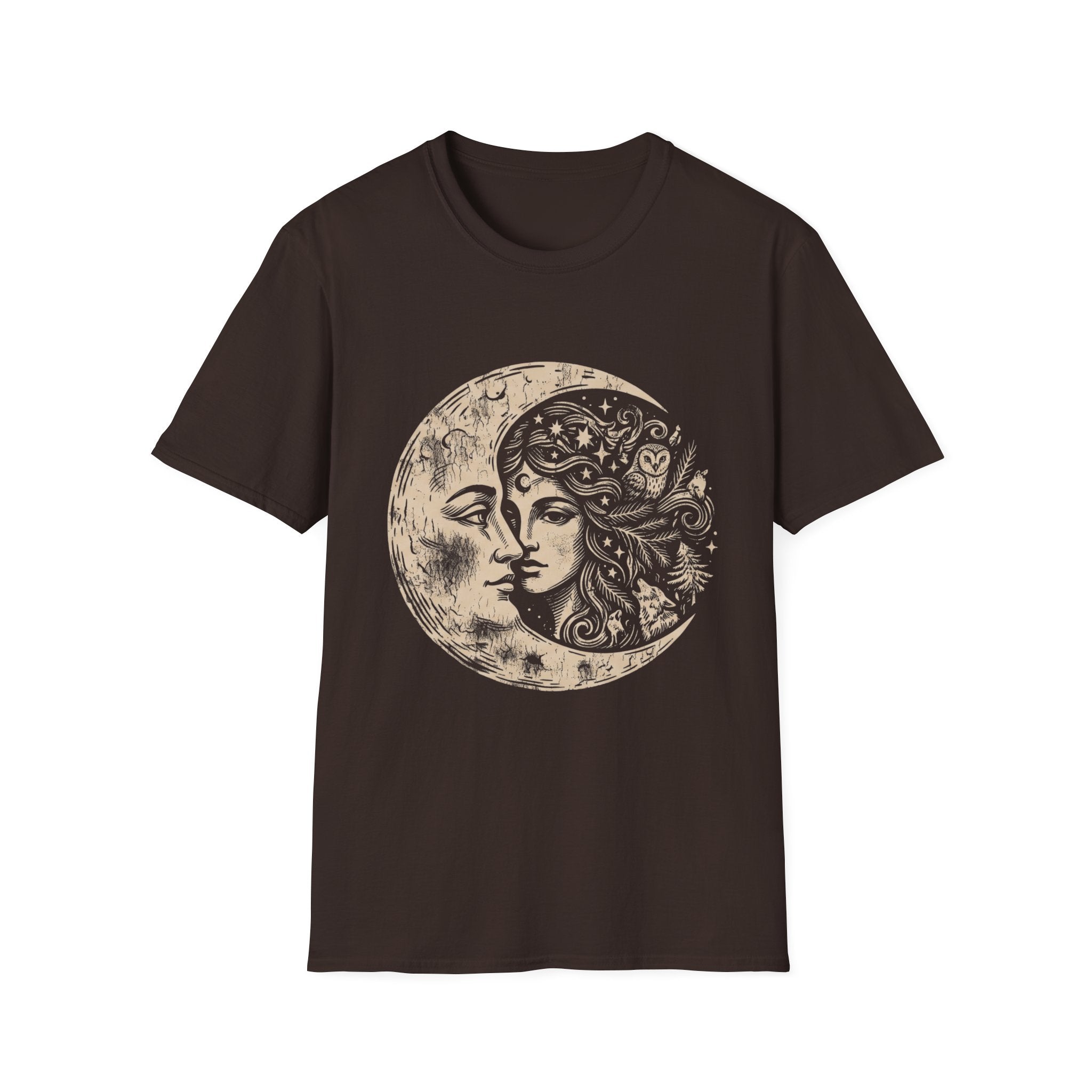 Moon Face Graphic T-Shirt