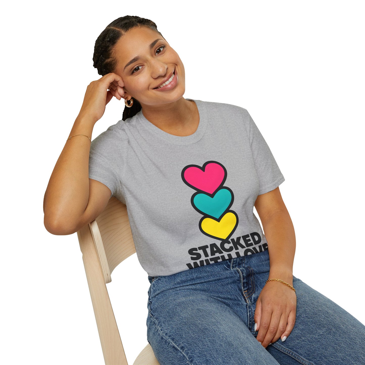 Colorful Love Heart T-Shirt