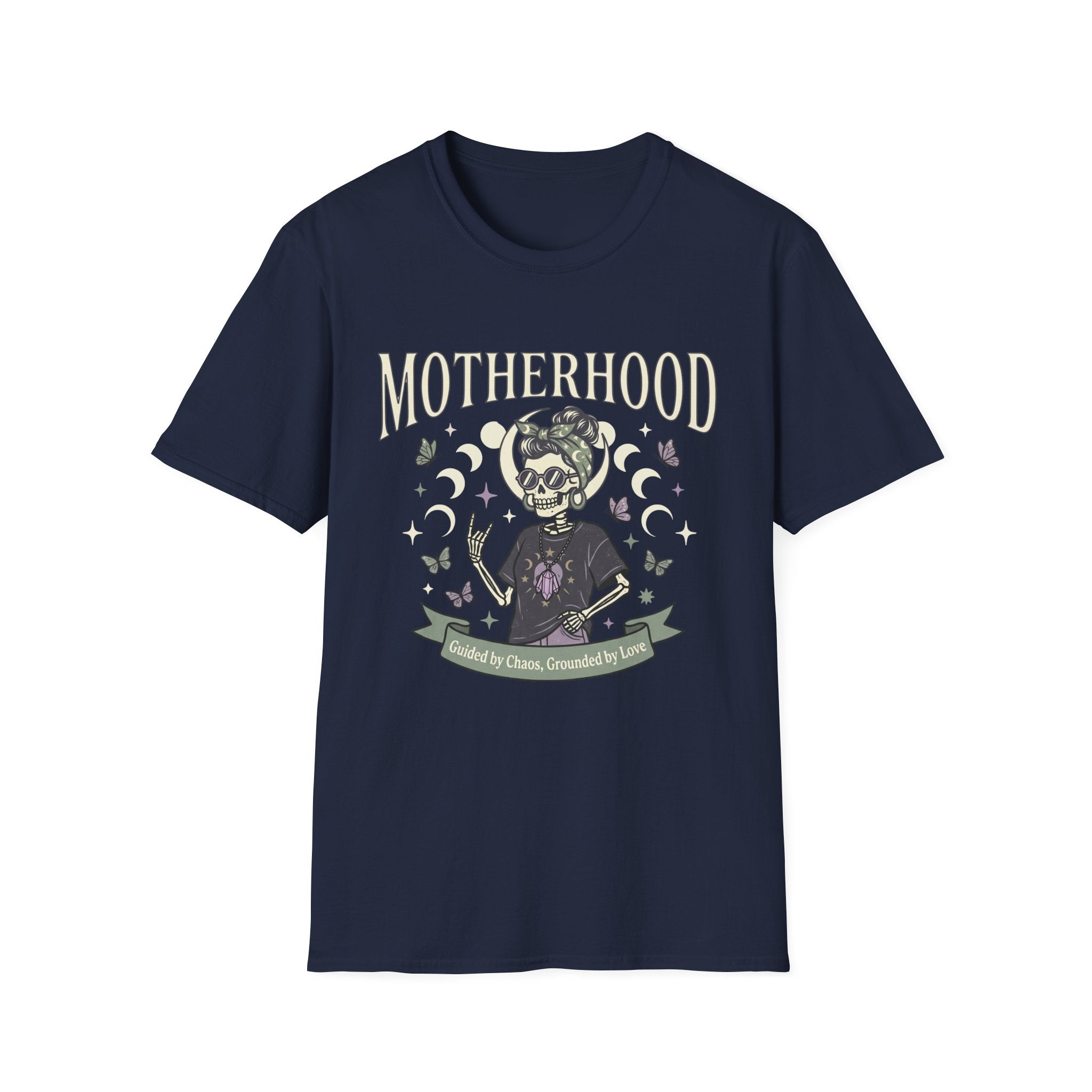 Gothic Mom with Moon Phases T-shirt