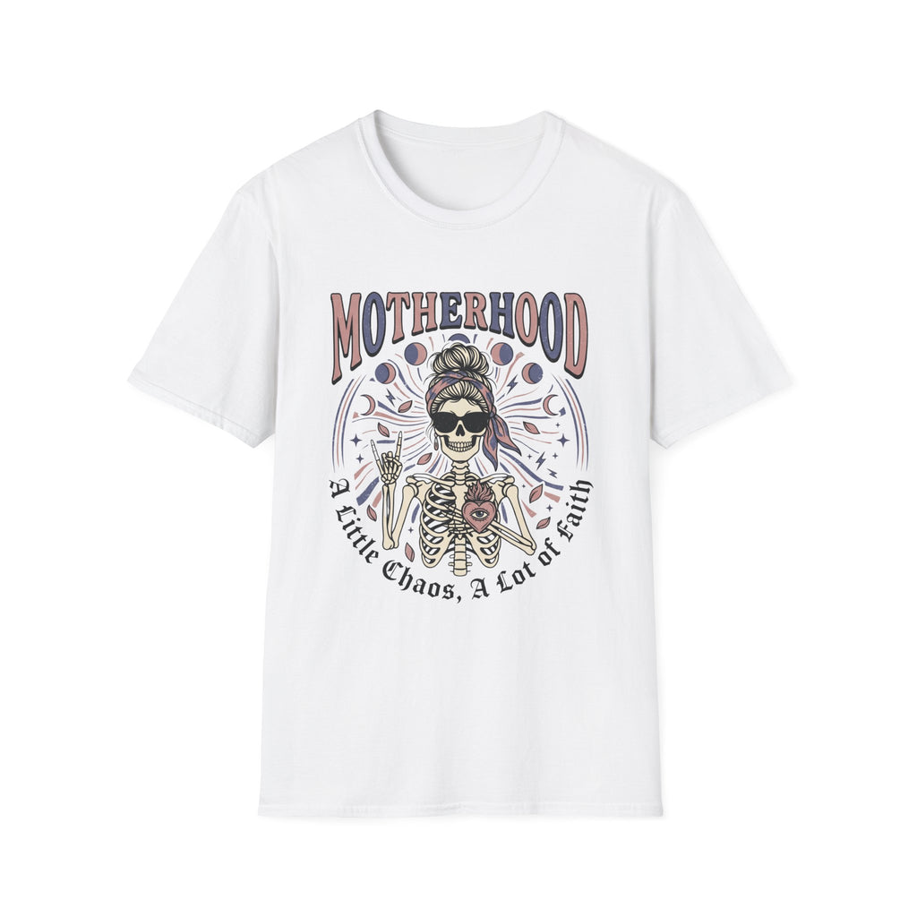'Motherhood' Graphic Tee with 'A Little Chaos, A Lot of Love' T-shirt