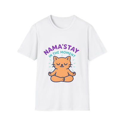 Cute Meditating Cat Yoga Tee